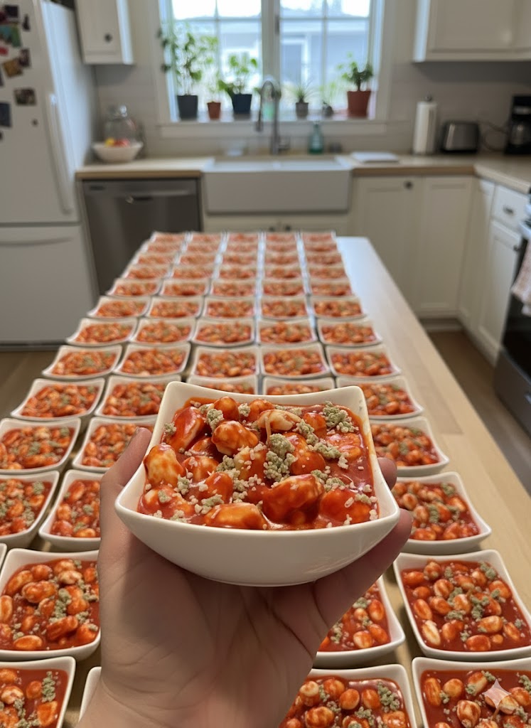 Свещ "Боб с лютеница"