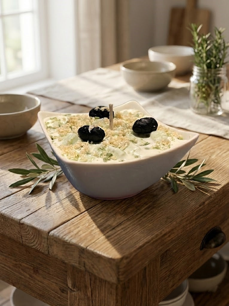 Свещ "Млечна салата"