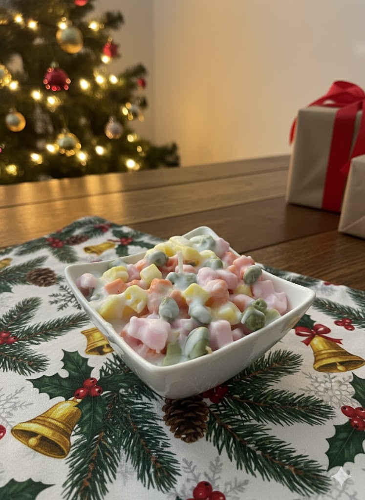 Свещ "Руска салата"