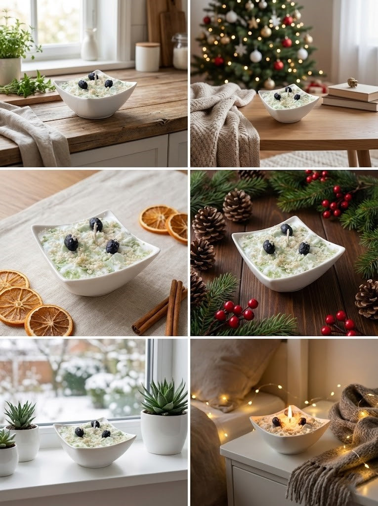 Свещ "Млечна салата"