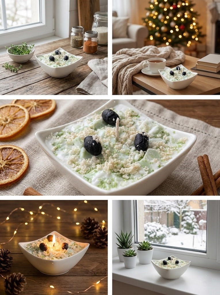 Свещ "Млечна салата"