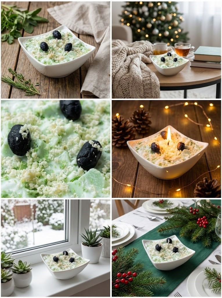 Свещ "Млечна салата"